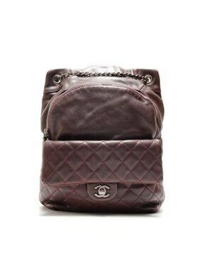 Chanel Backpack Lambskin Quilted Sac